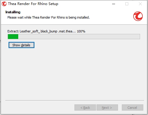 Thea Render v3.5 for Rhino 6-8英文激活版安裝圖文教程