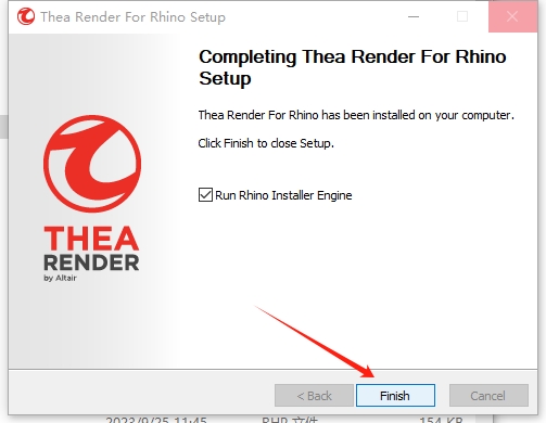 Thea Render v3.5 for Rhino 6-8英文激活版安裝圖文教程